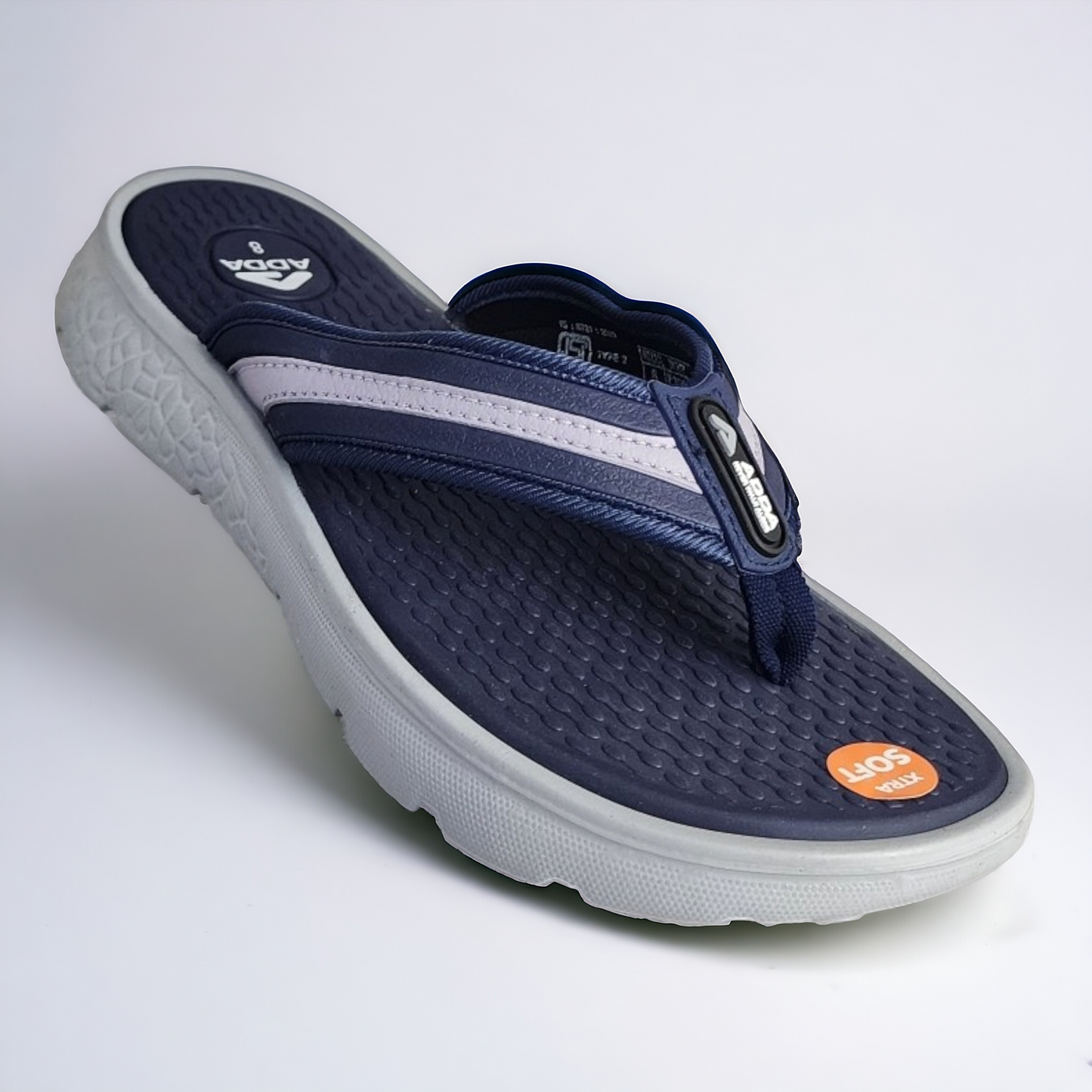 ADDA HECTOR1 NAVY Men's Slipper/Chapple/Flip flop