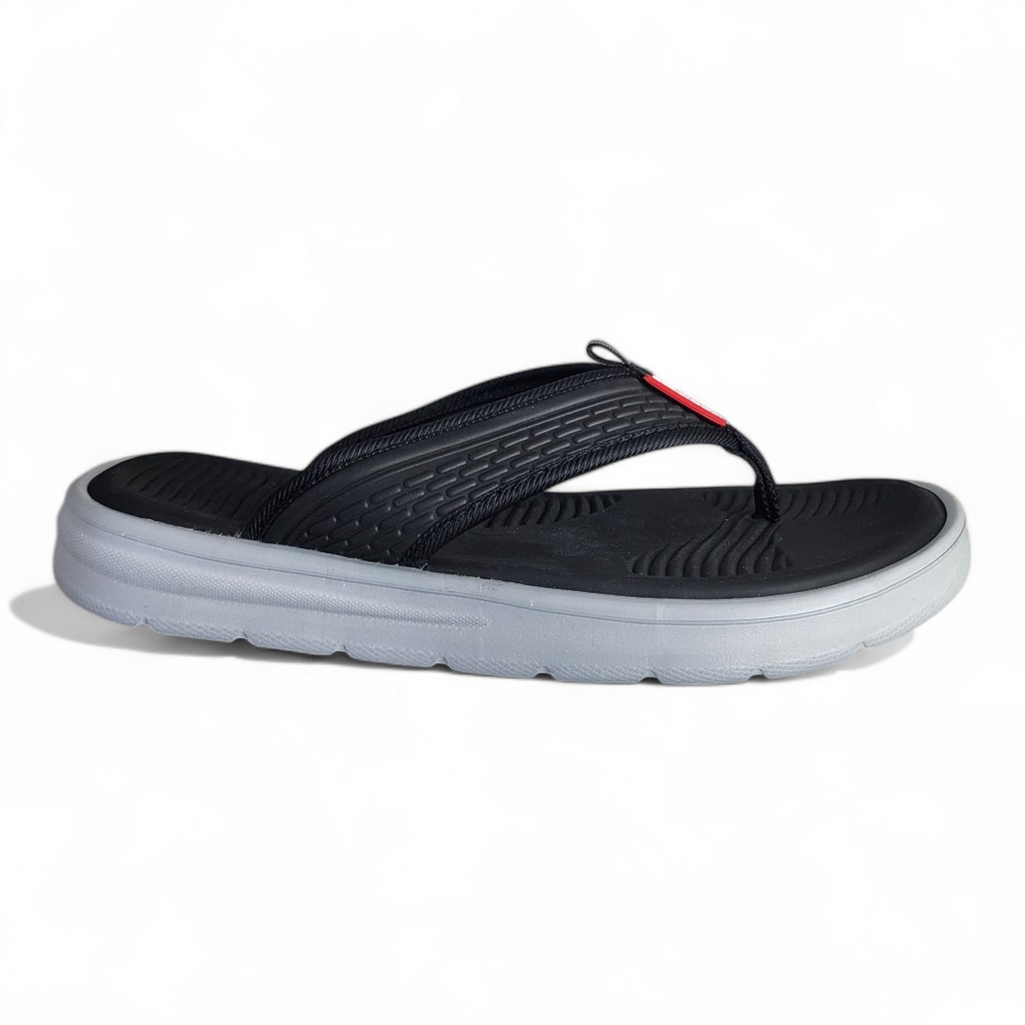 ADDA HELLO01 BLACK/GREY Men's Slipper/Chapple/Flip flop