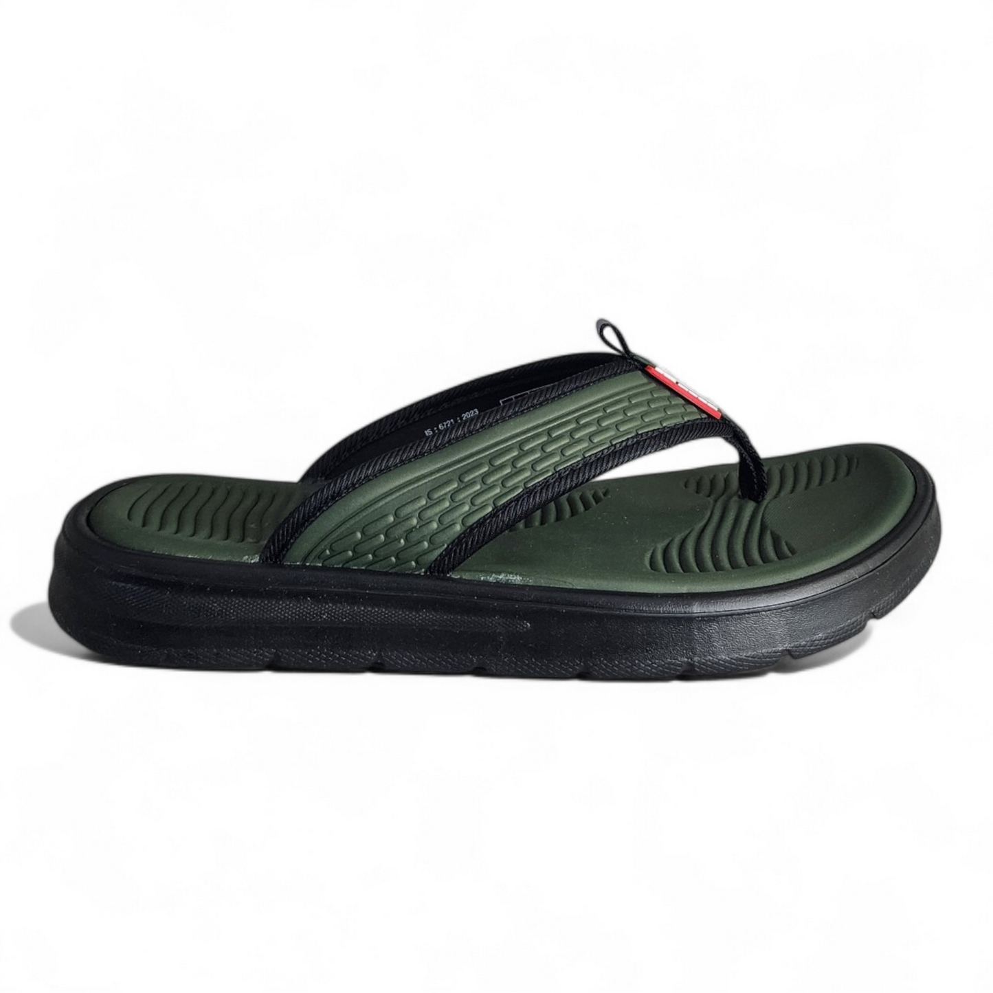 ADDA HELLO01 OLIVE/BLACK Men's Slipper/Chapple/Flip flop