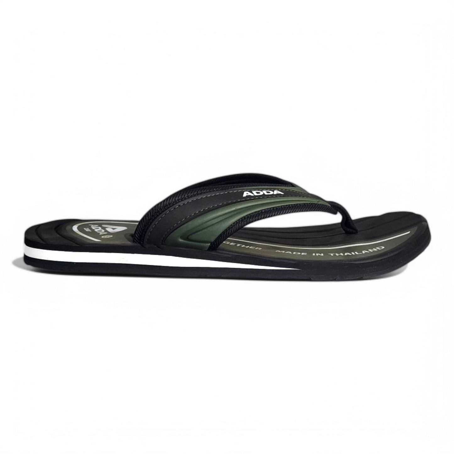 ADDA JAZZ BLACK/OLIVE Men's Slipper/Chapple/Flip flop