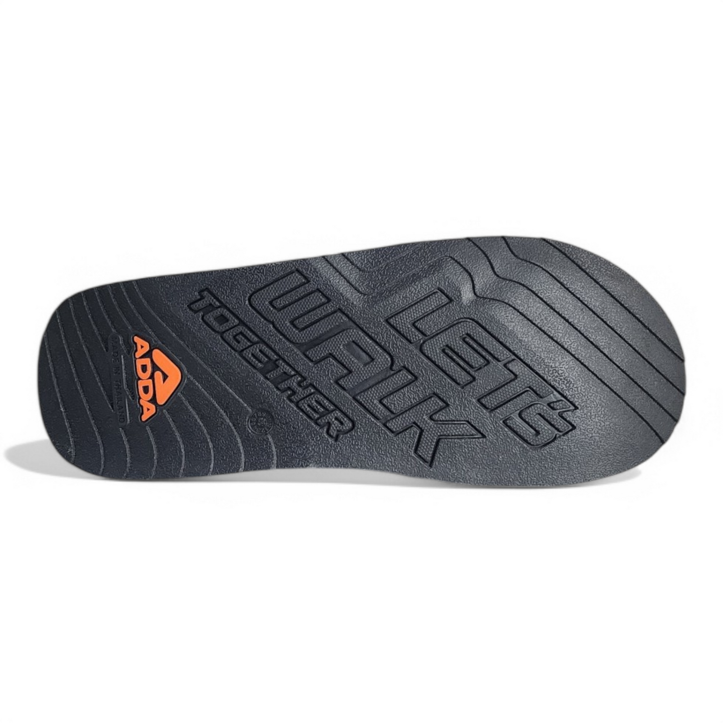ADDA JAZZ BLACK/GREY Men's Slipper/Chapple/Flip flop