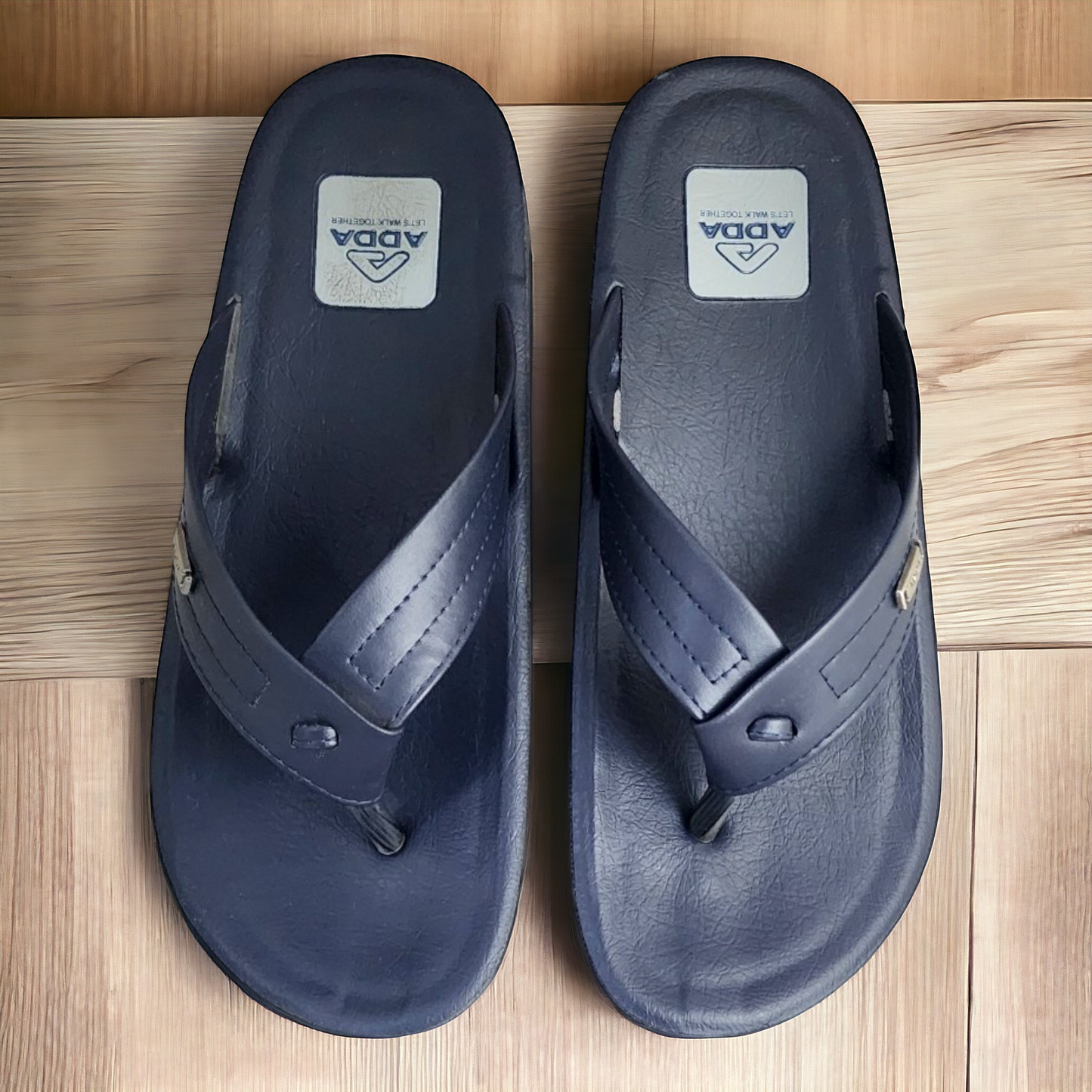 ADDA KING01 NAVY/BLACK Men's Slipper/Chapple/Flip flop