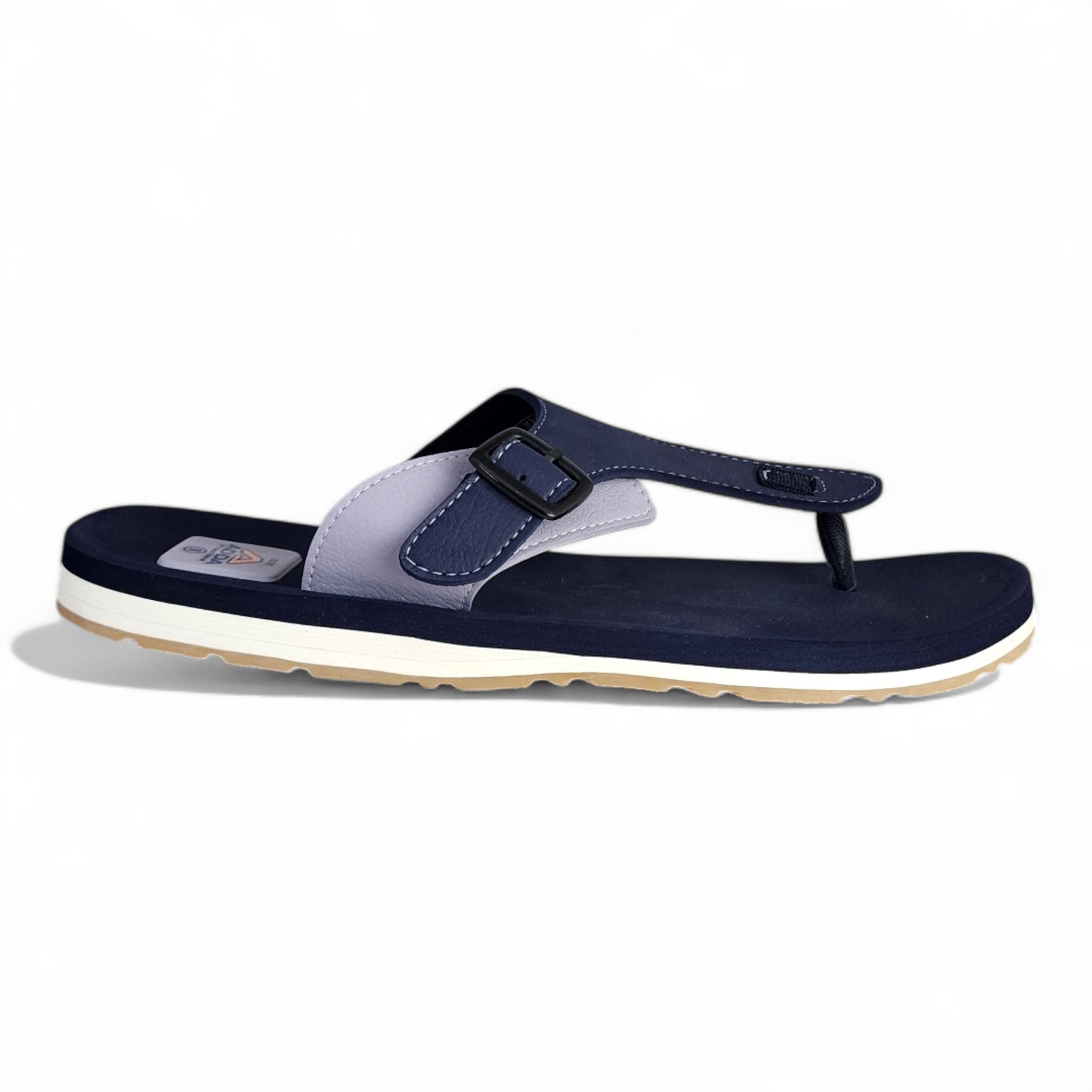ADDA OMEGA01 NAVY Men's Slipper/Chapple/Flip flop
