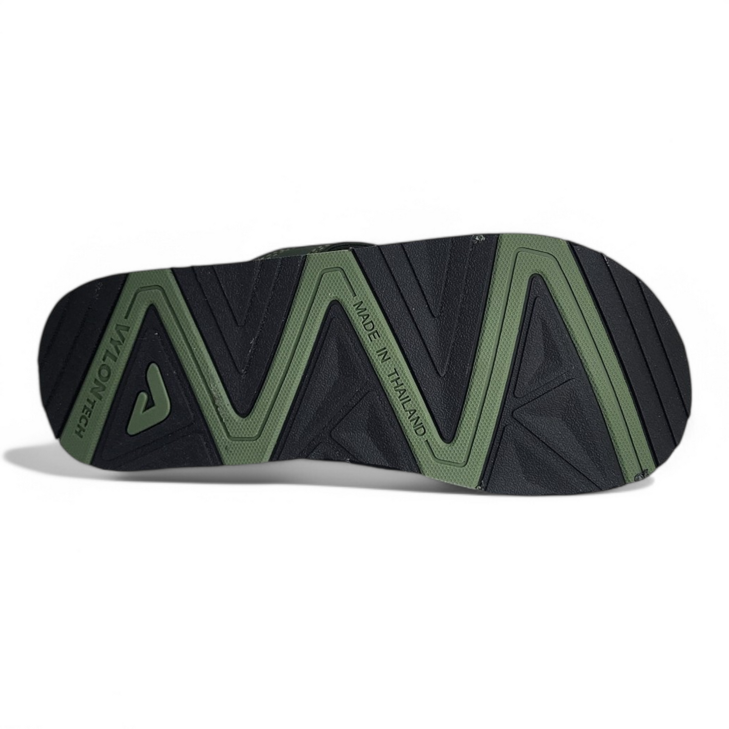 ADDA OMEGA702 OLIVE/WHITE Men's Slipper/Chapple/Flip flop