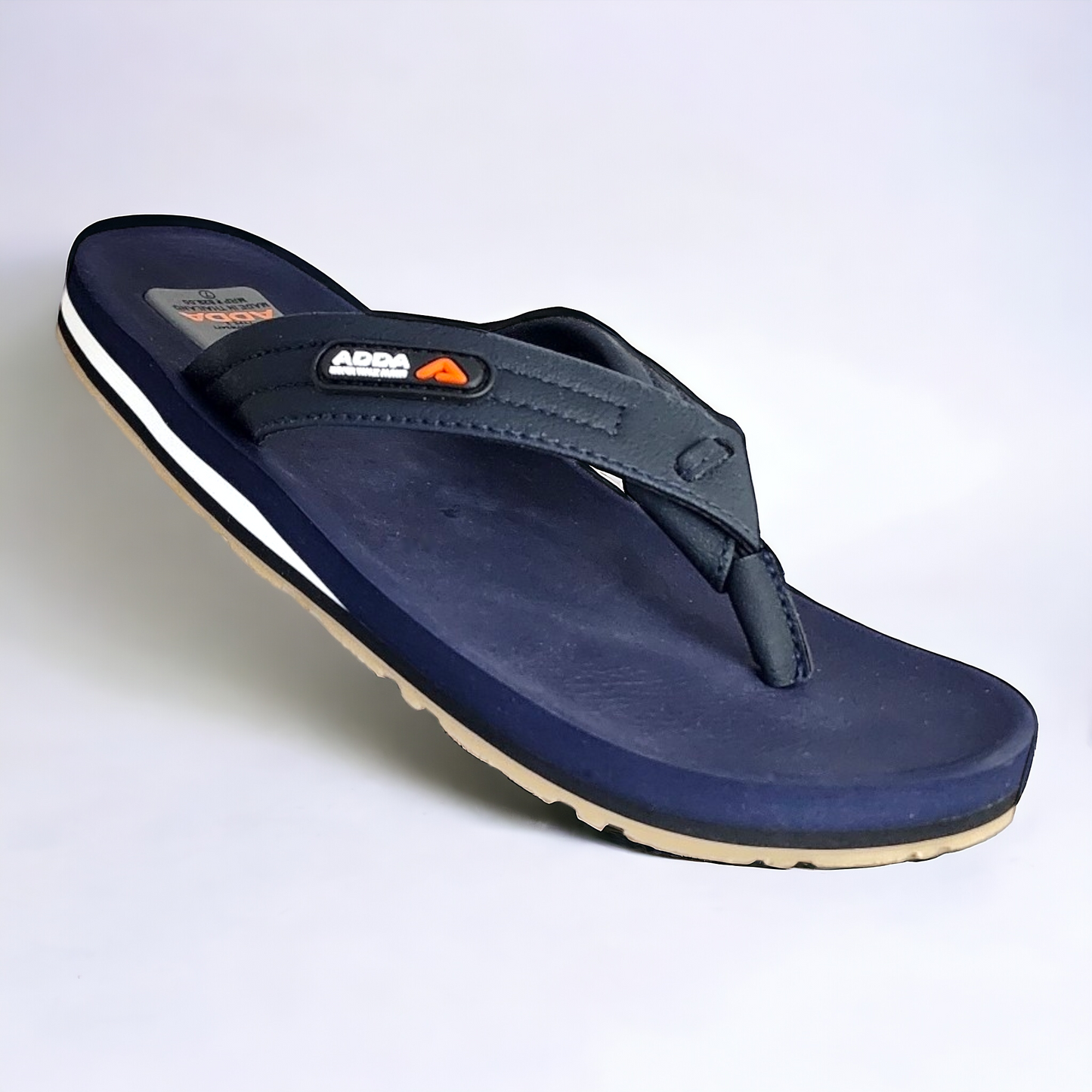 ADDA ONLY1 NAVY Men's Slipper/Chapple/Flip flop