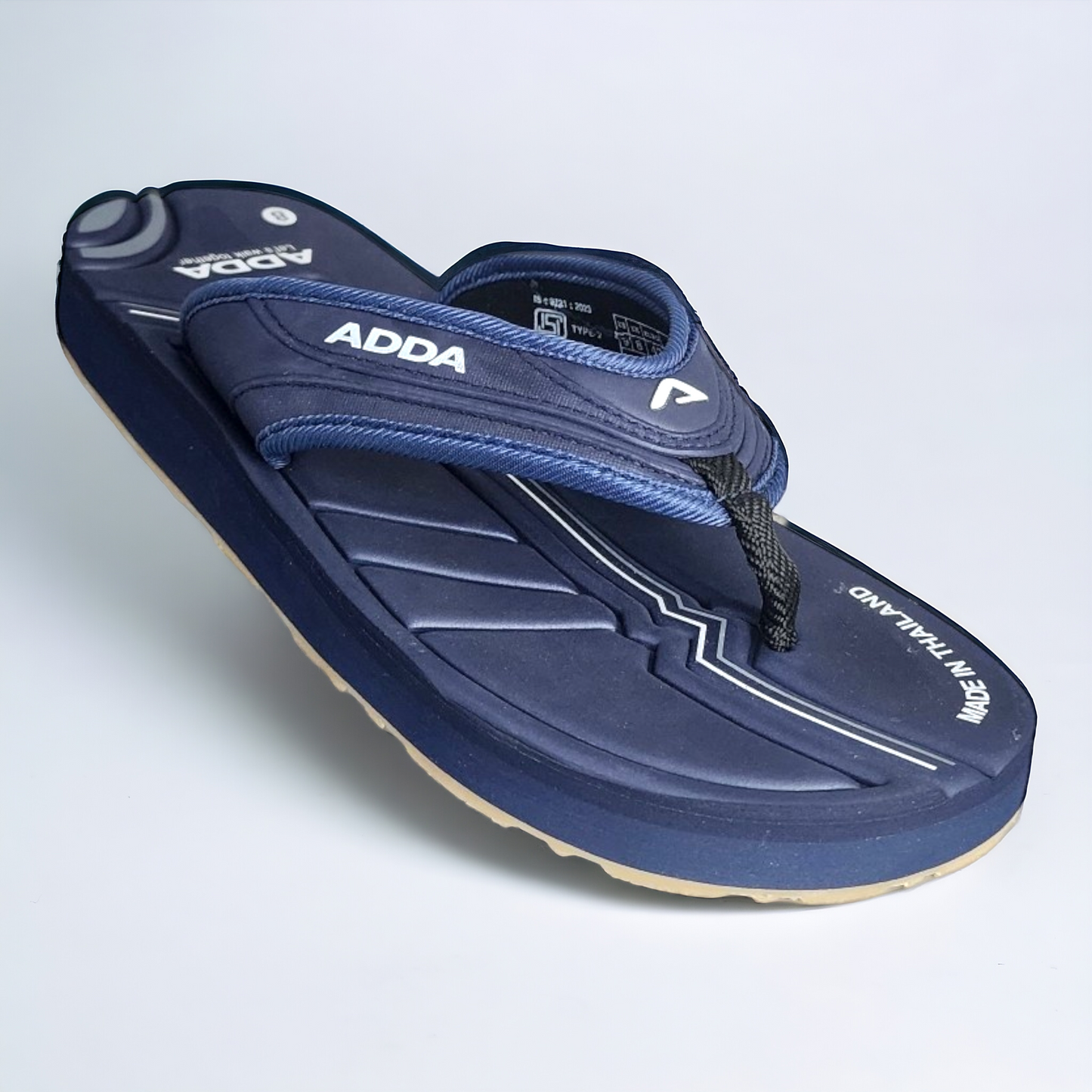 ADDA ROLEX2 FULL NAVY Men's Slipper/Chapple/Flip flop