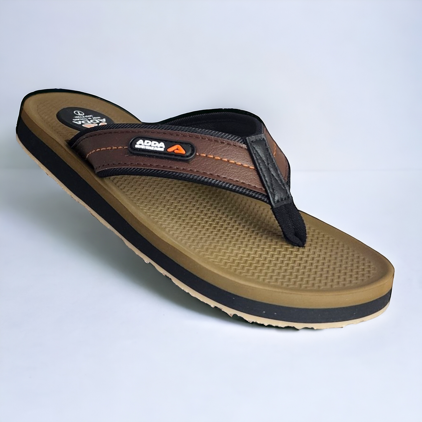 ADDA ROLEX18 BROWN Men's Slipper/Chapple/Flip flop