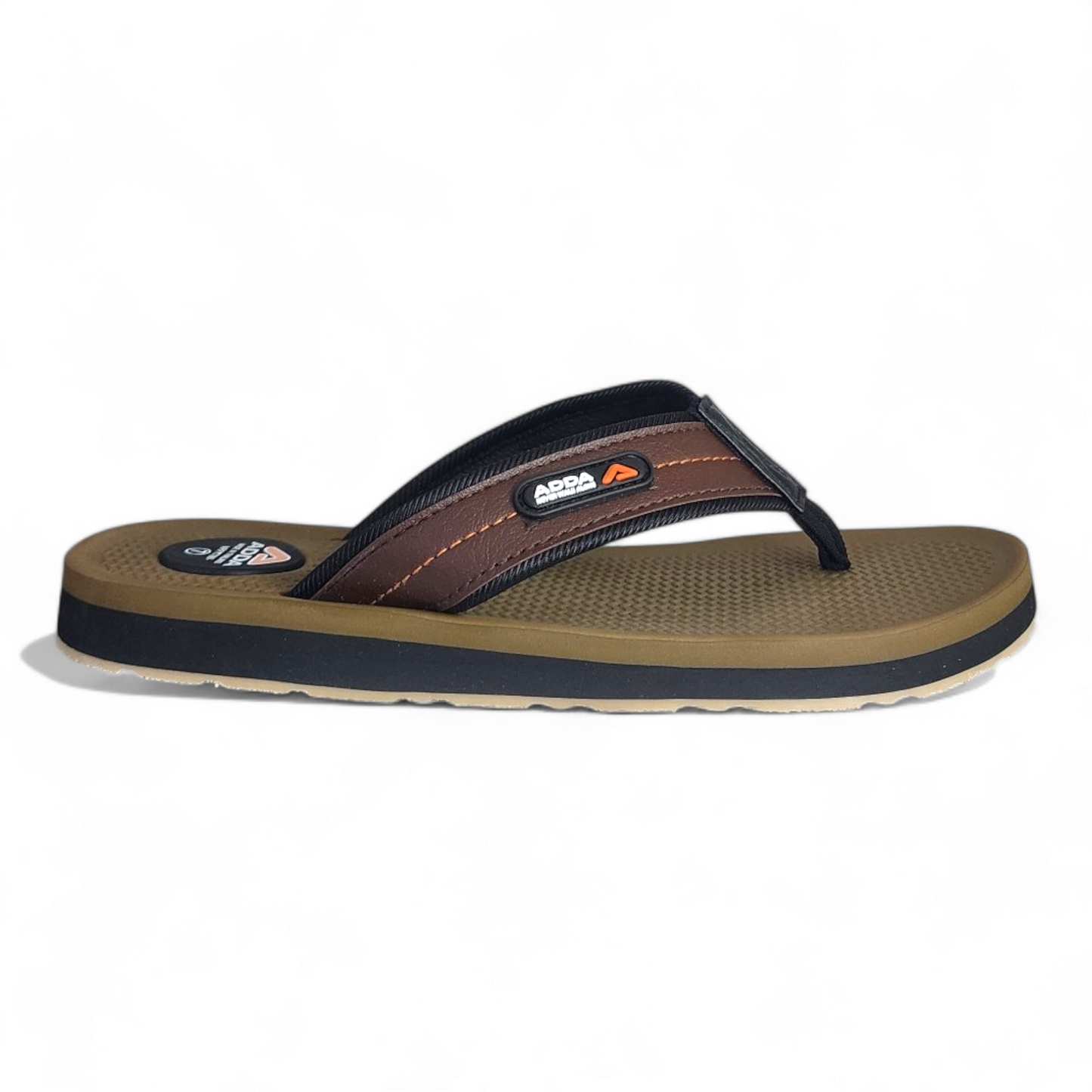 ADDA ROLEX18 BROWN Men's Slipper/Chapple/Flip flop
