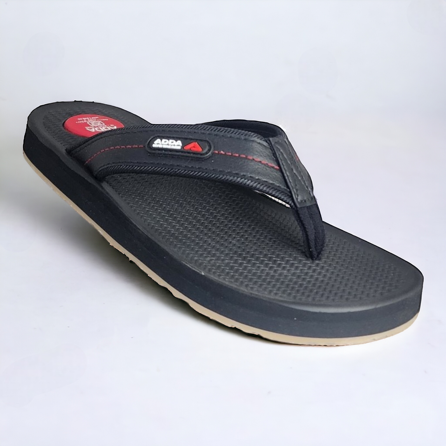 ADDA ROLEX18 BLACK Men's Slipper/Chapple/Flip flop