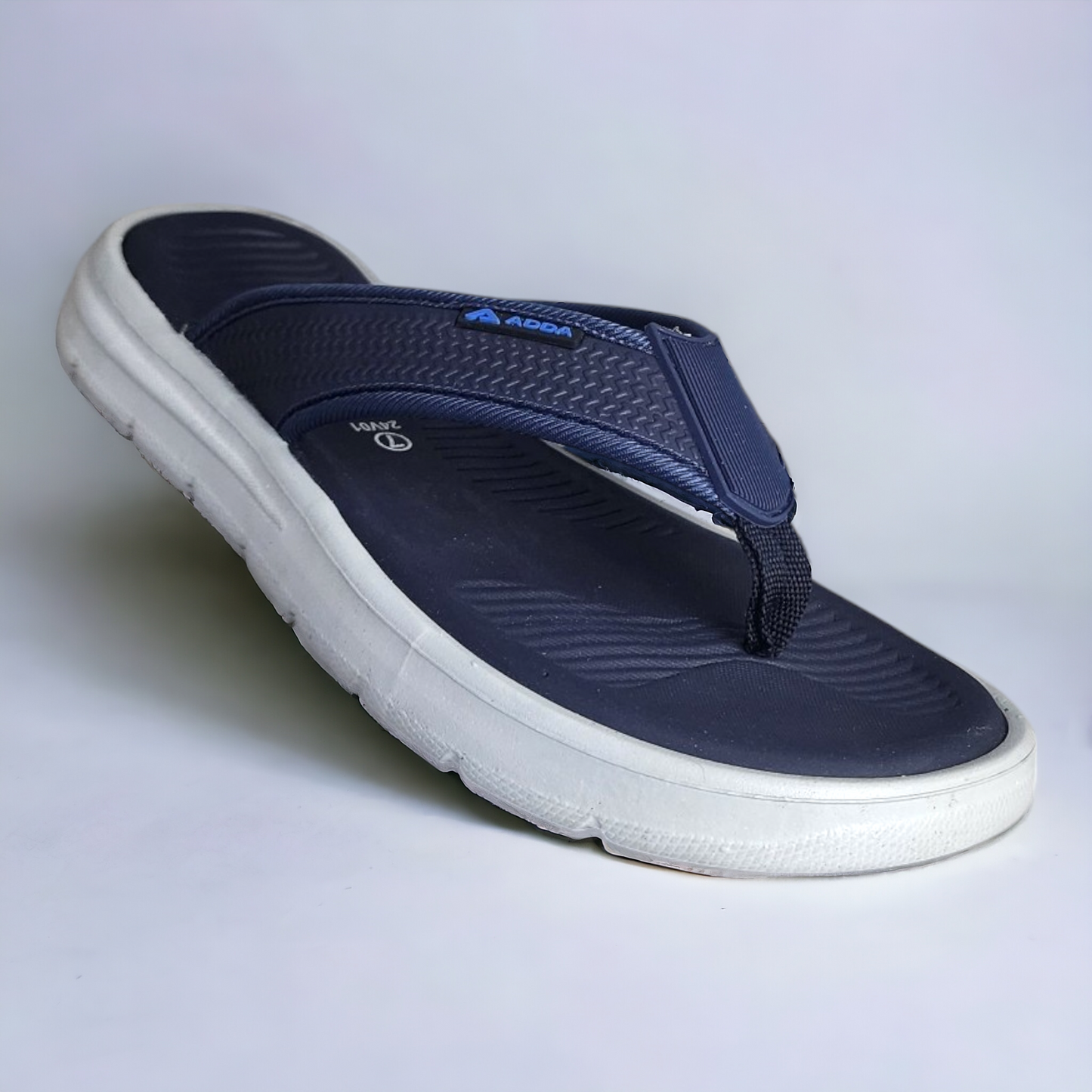 ADDA TIME01 NAVY/GREY Men's Slipper/Chapple/Flip flop