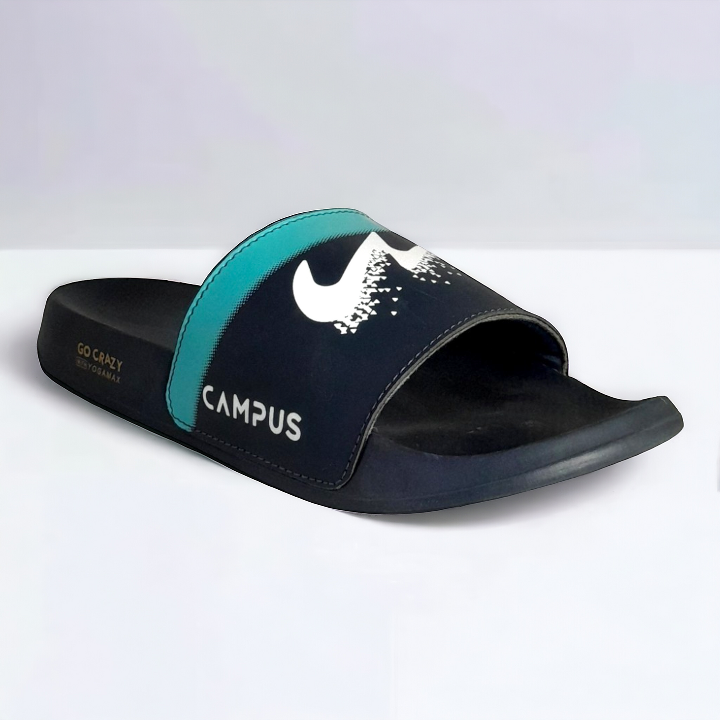 CAMPUS SL-447 NAVY/GREEN Men's Flipflop/Slides/Slipper