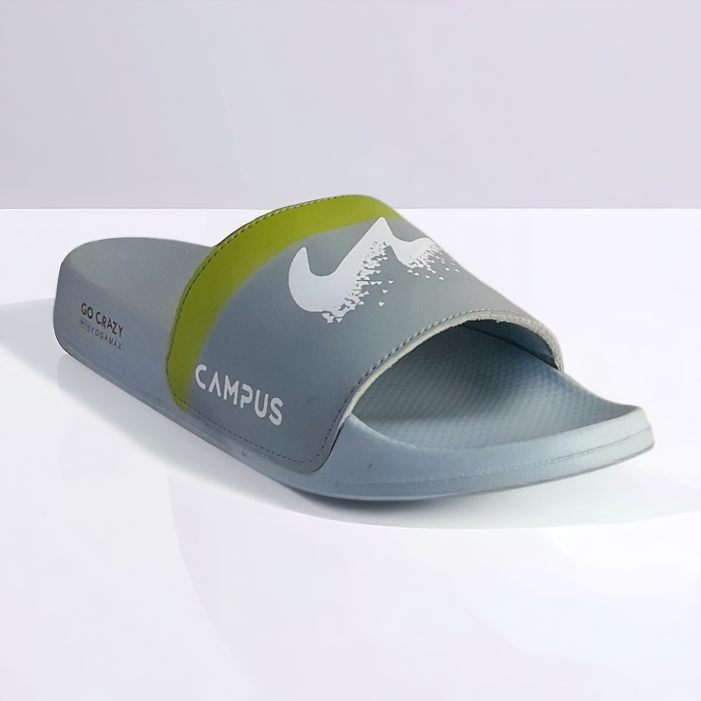 CAMPUS SL-447 DARKGREY/YELLOW Men's Flipflop/Slides/Slipper