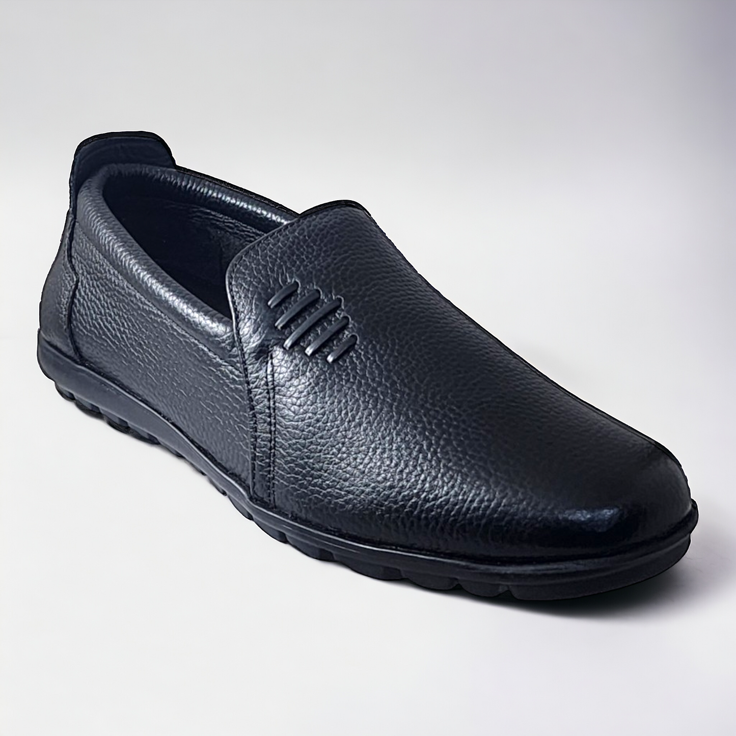 ZOOM NH07 BLACK Men's Casual Leather Shoes