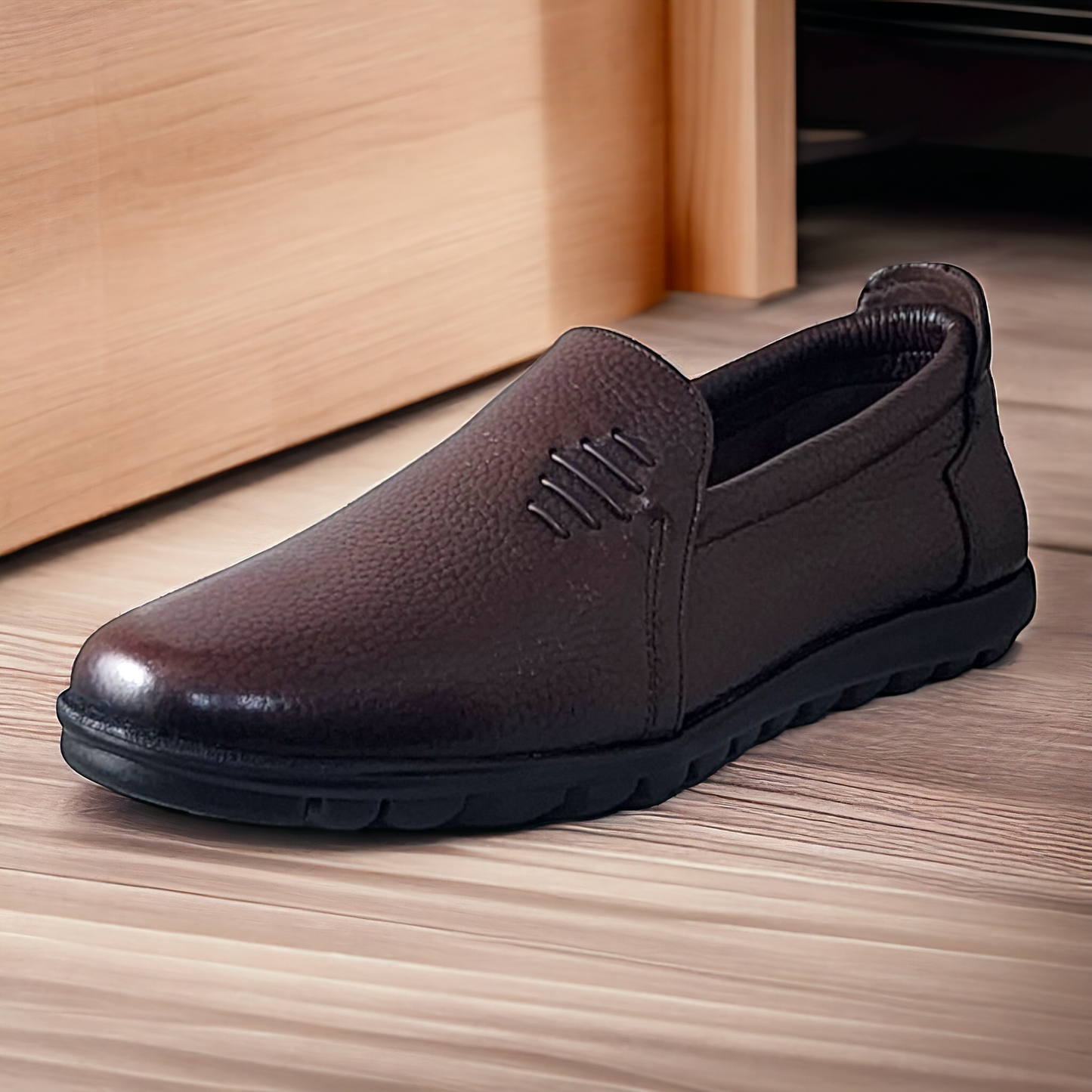 ZOOM NH07 BROWN Men's Casual Leather Shoes