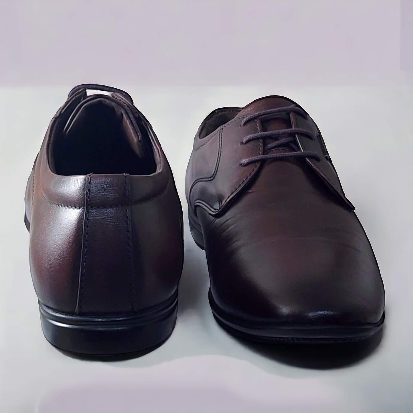 ZOOM S1481 BROWN Men's Casual Lace Up Leather Shoes