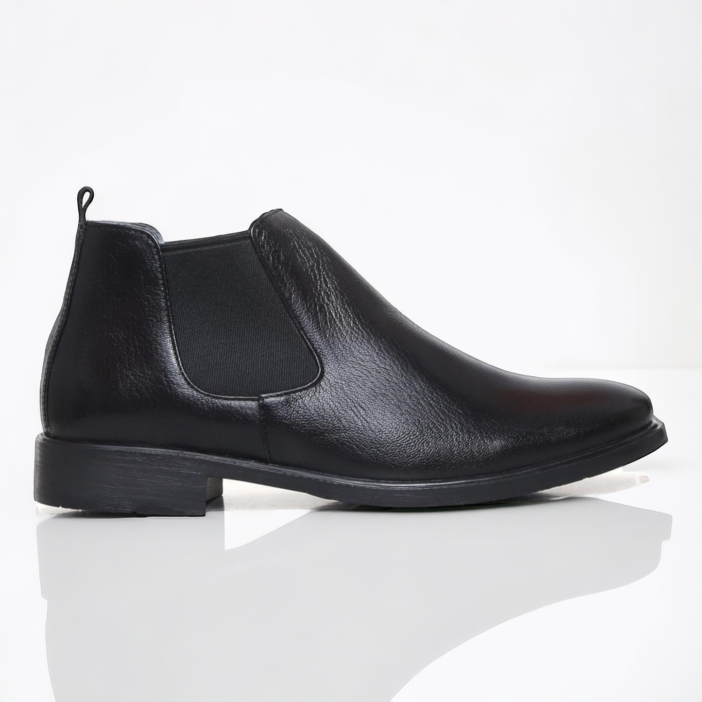 ZOOM BG13 BLACK Men's Chelsea Boots Leather Shoes
