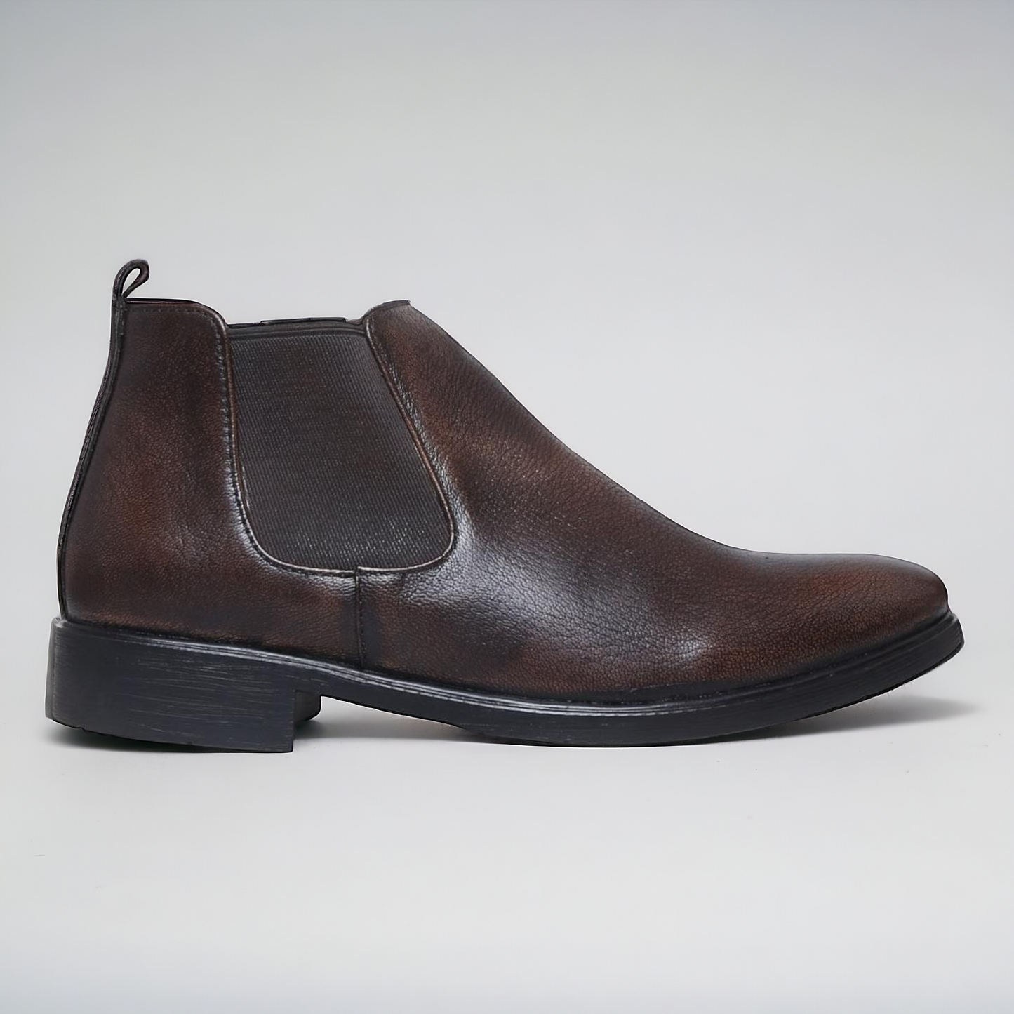 ZOOM BG13 BROWN Men's Chelsea Boots Leather Shoes