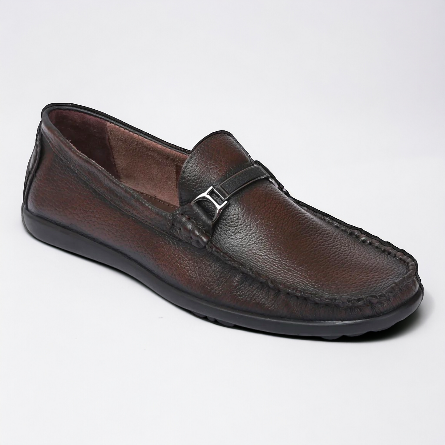 ZOOM D1325 BROWN Men's Loafers/Leather Shoes
