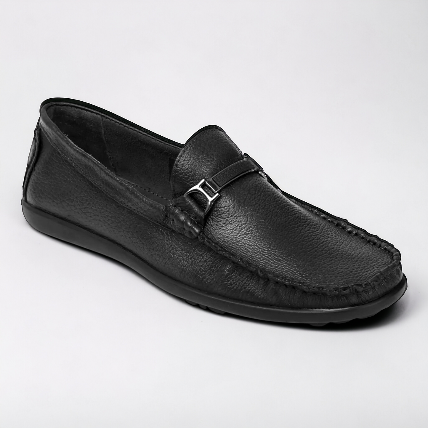 ZOOM D1325 BLACK Men's Loafers/Leather Shoes