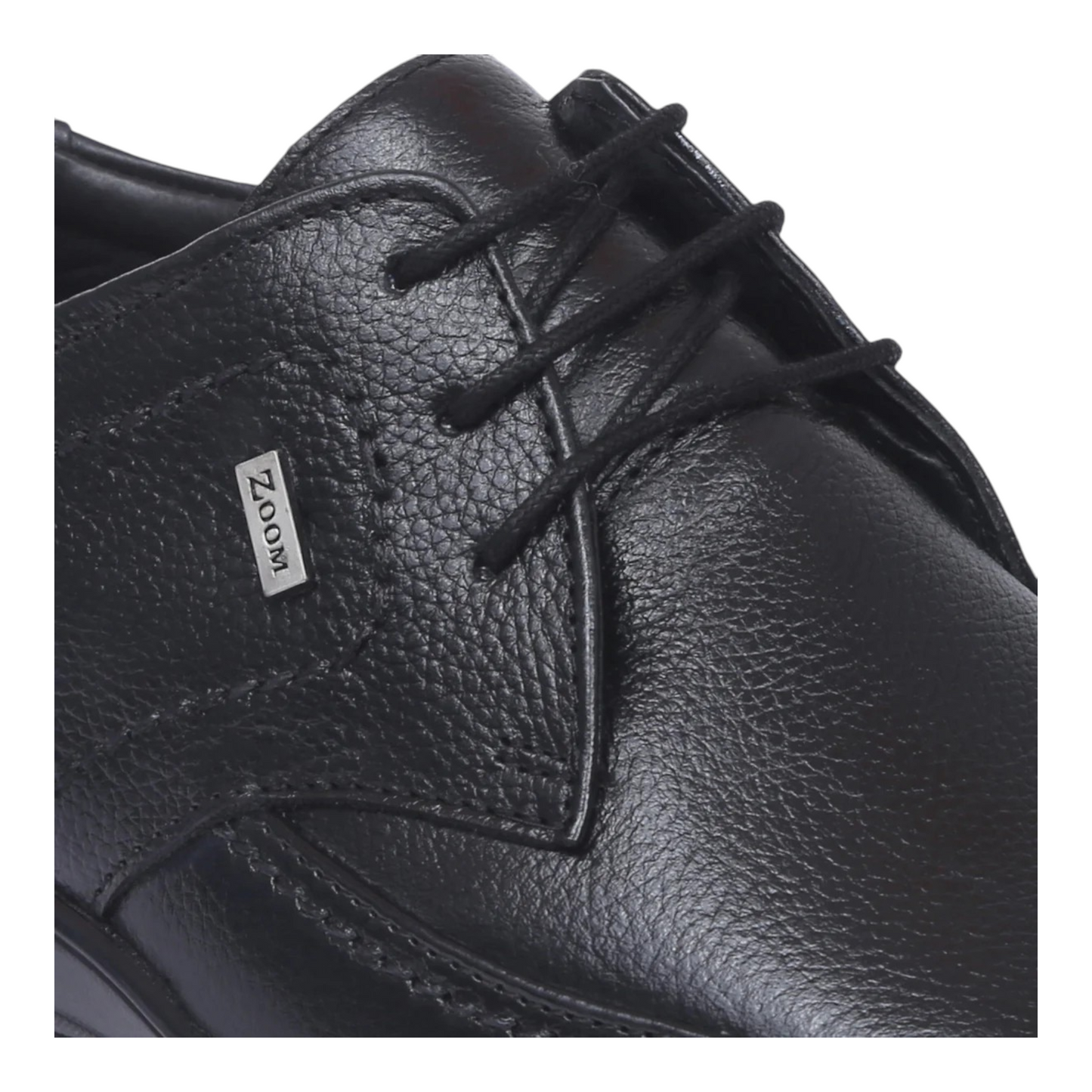ZOOM D3151 BLACK Men's Casual Lace Up Leather Shoes