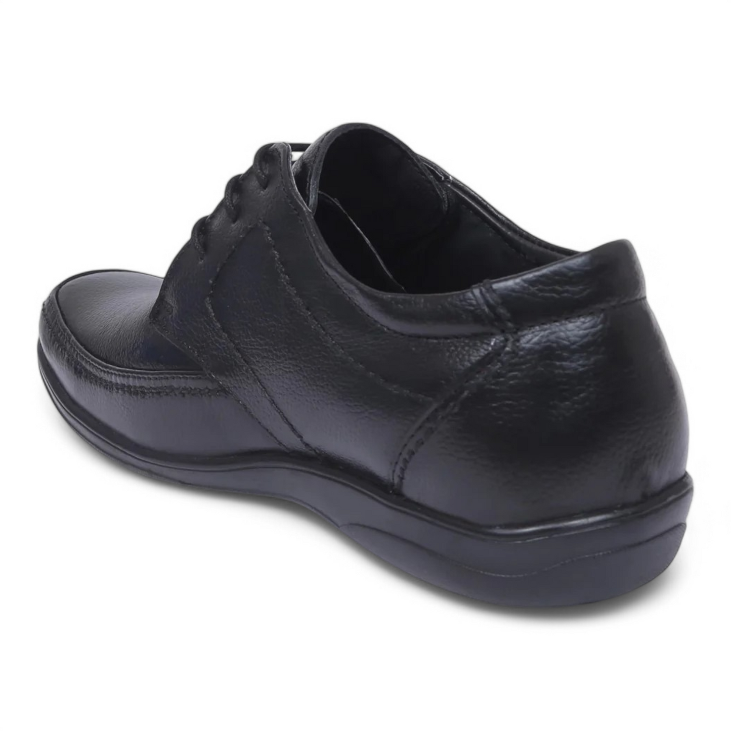 ZOOM D3151 BLACK Men's Casual Lace Up Leather Shoes