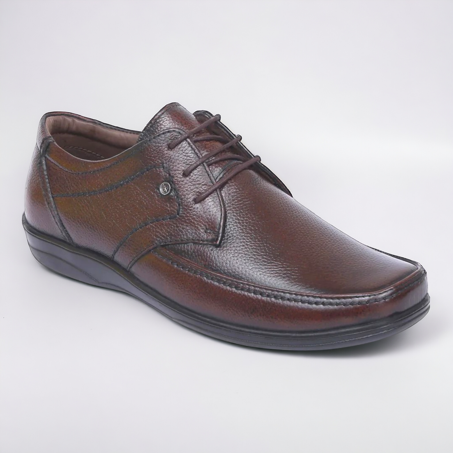 ZOOM D3151 BROWN Men's Casual Lace Up Leather Shoes