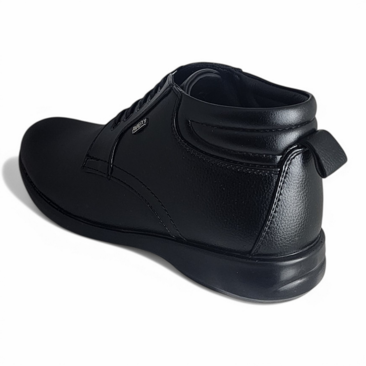 AVERY DL64 BLACK High Ankle Men's Casual Lace Up Shoes