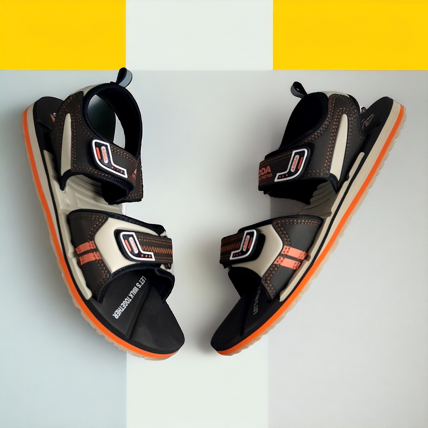 ADDA BRAVO BROWN/BEIGE Men's Sandals