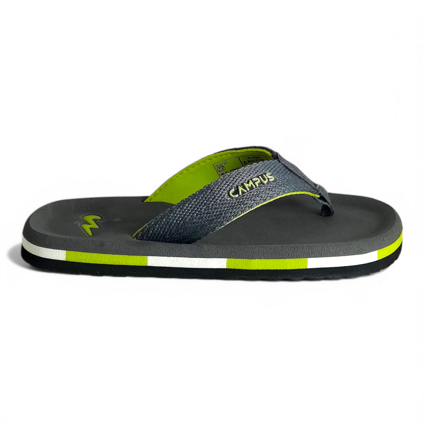 CAMPUS GC-1032 GREY Men's Slipper/Chapple/Flip flop