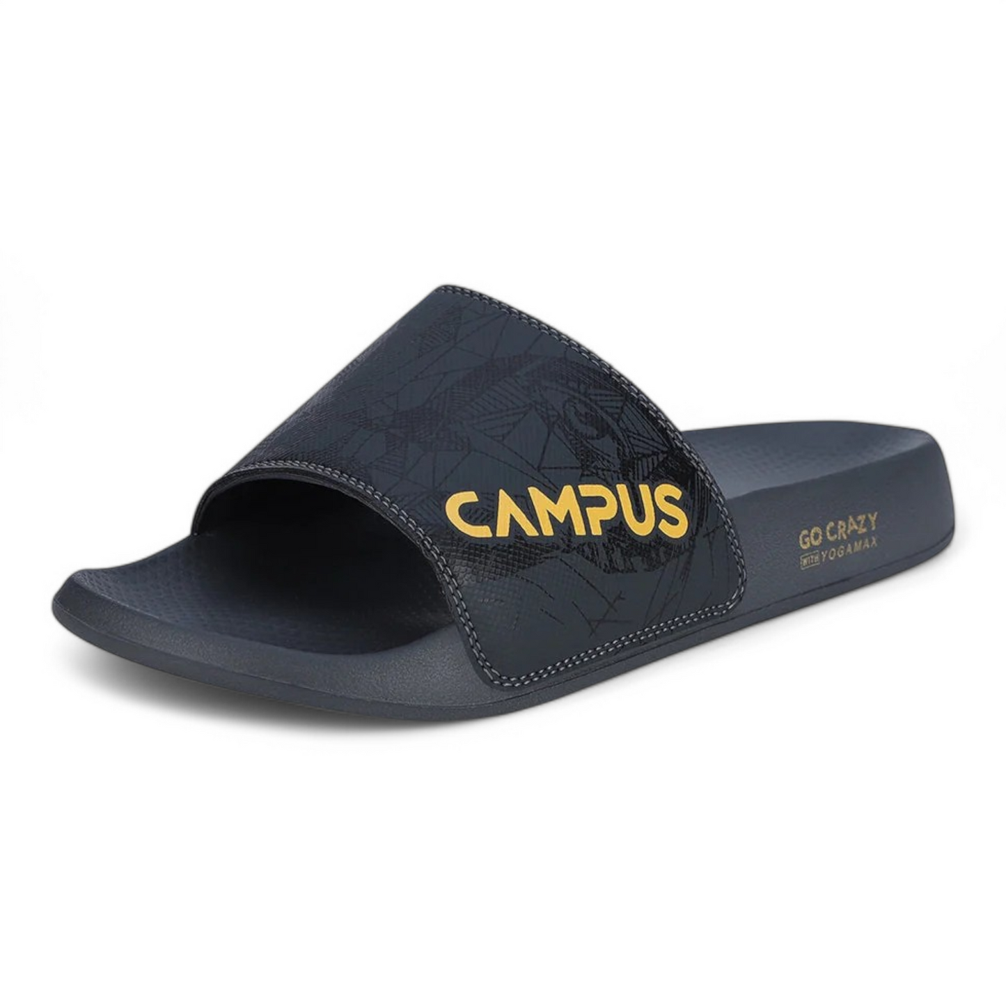 CAMPUS SL-437 GREY/MUSTARD Men's Flipflop/Slides/Slipper