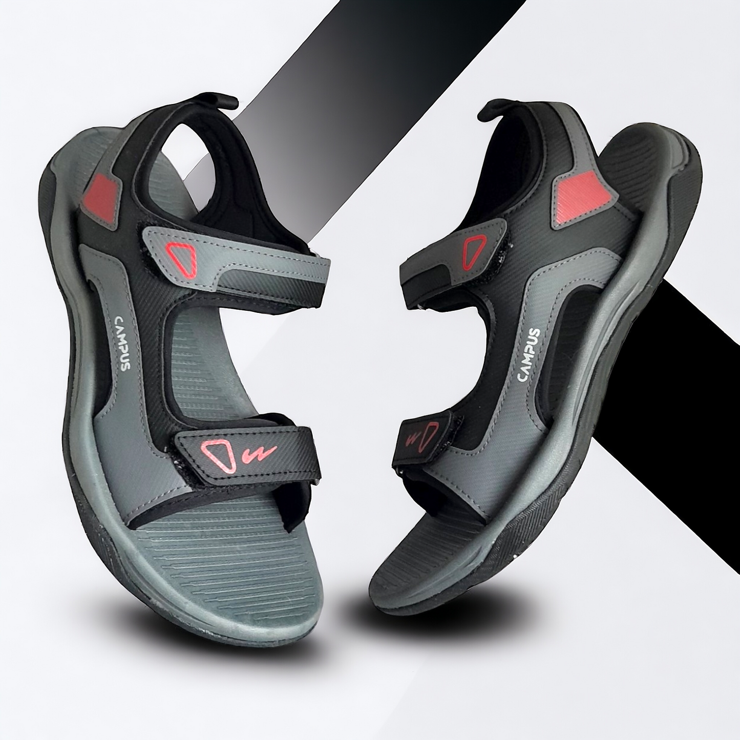 CAMPUS GC-22155 BLACK/GREY Men's Sandals