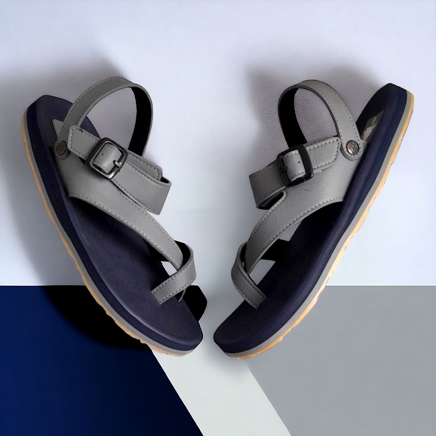 ADDA ROLEX43 NAVY/GREY Men's Sandals