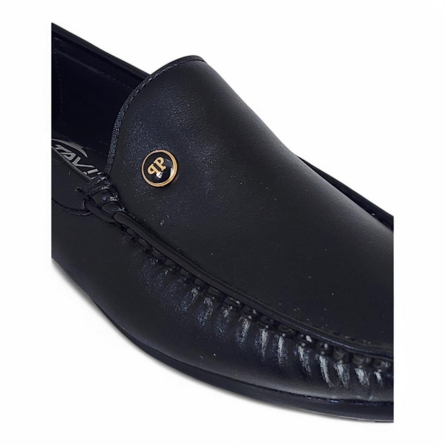 TRY IT 706 BLACK Men's Loafers Shoes