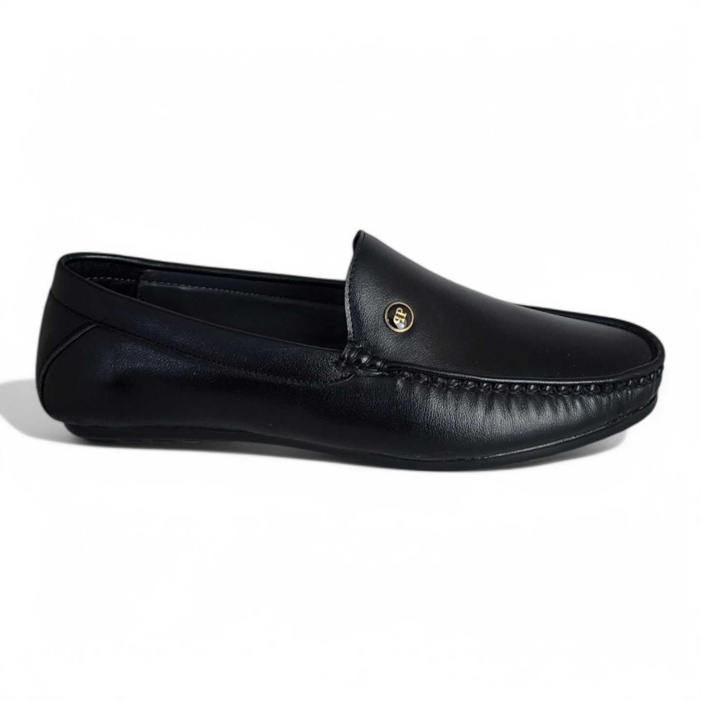 TRY IT 706 BLACK Men's Loafers Shoes