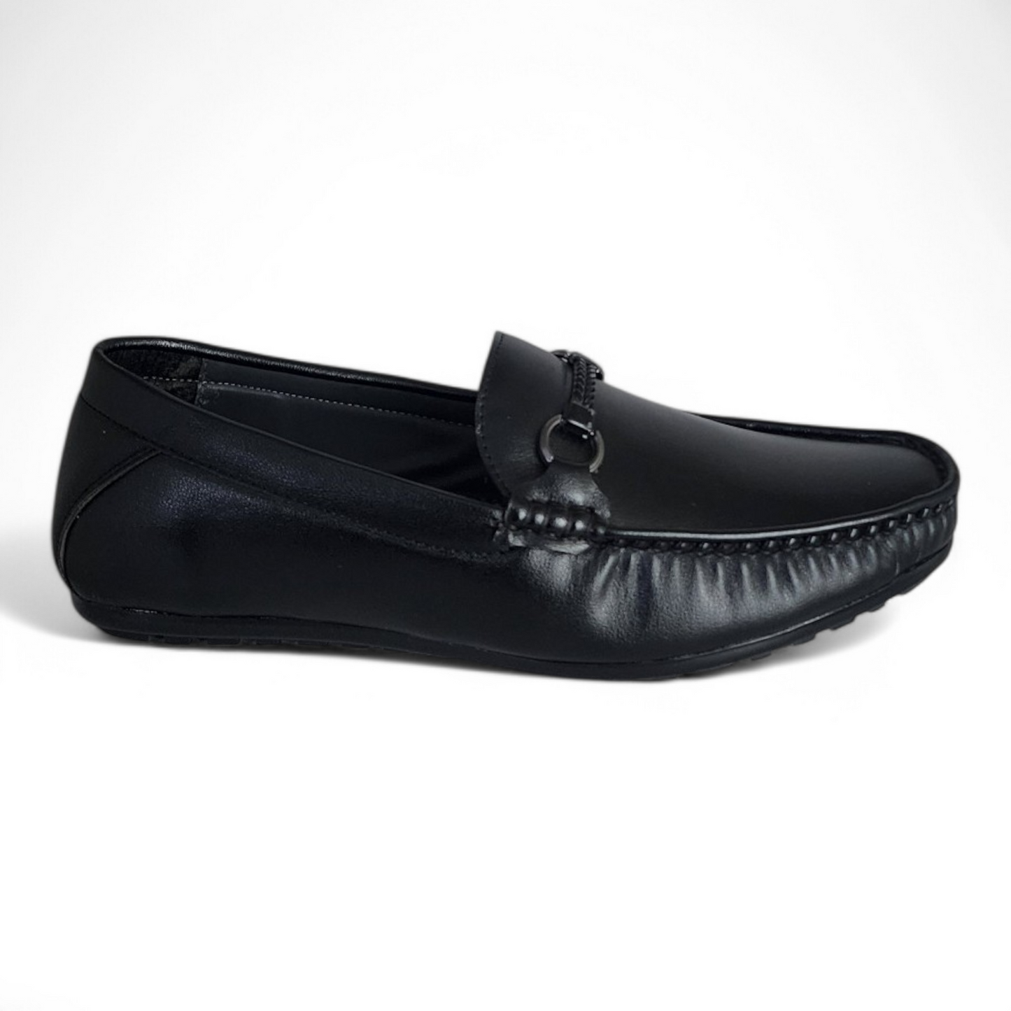 TRY IT 786 BLACK Men's Loafers Shoes