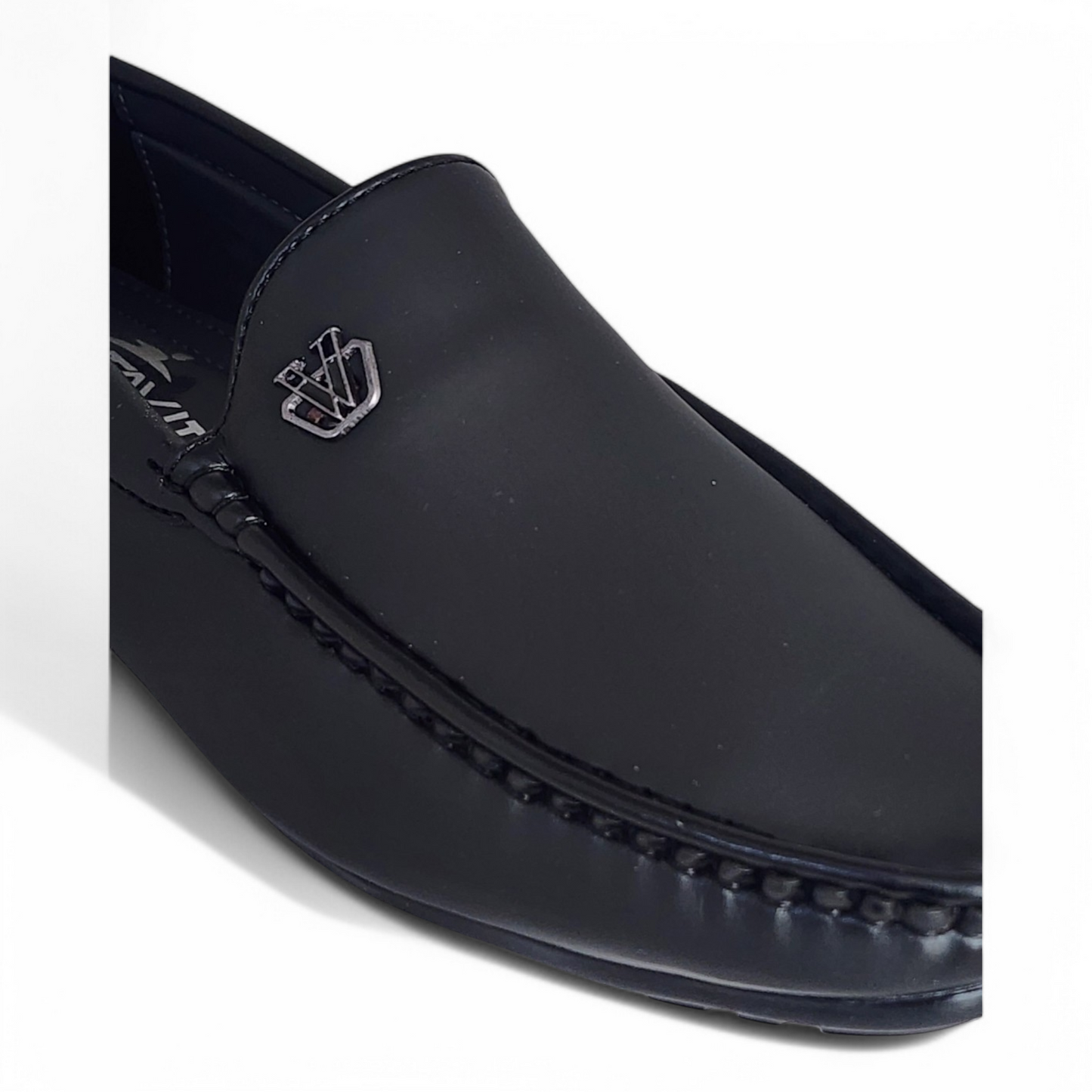 TRY IT 811 BLACK Men's Loafers Shoes