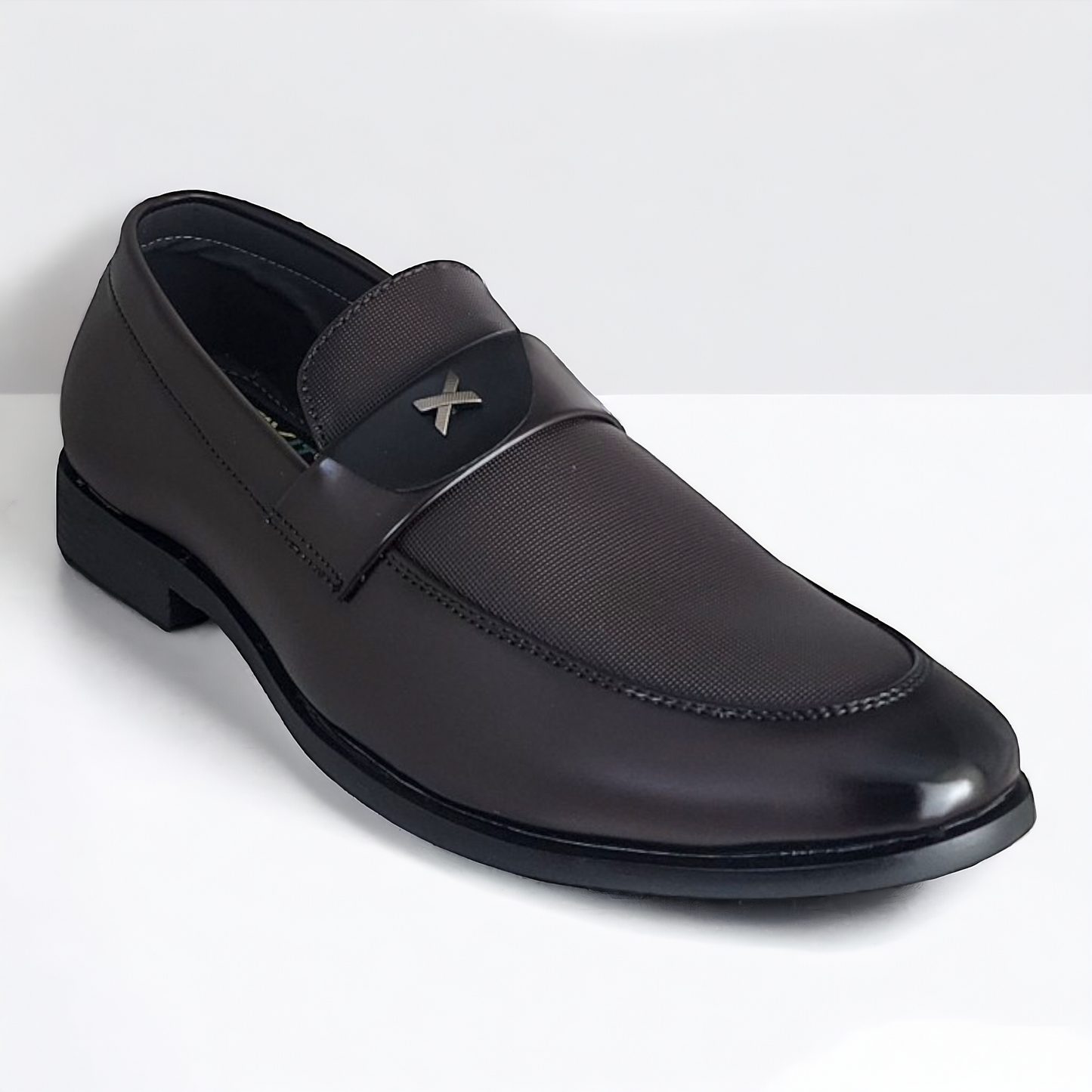 TRY IT 3663 BROWN Men's Loafers Shoes