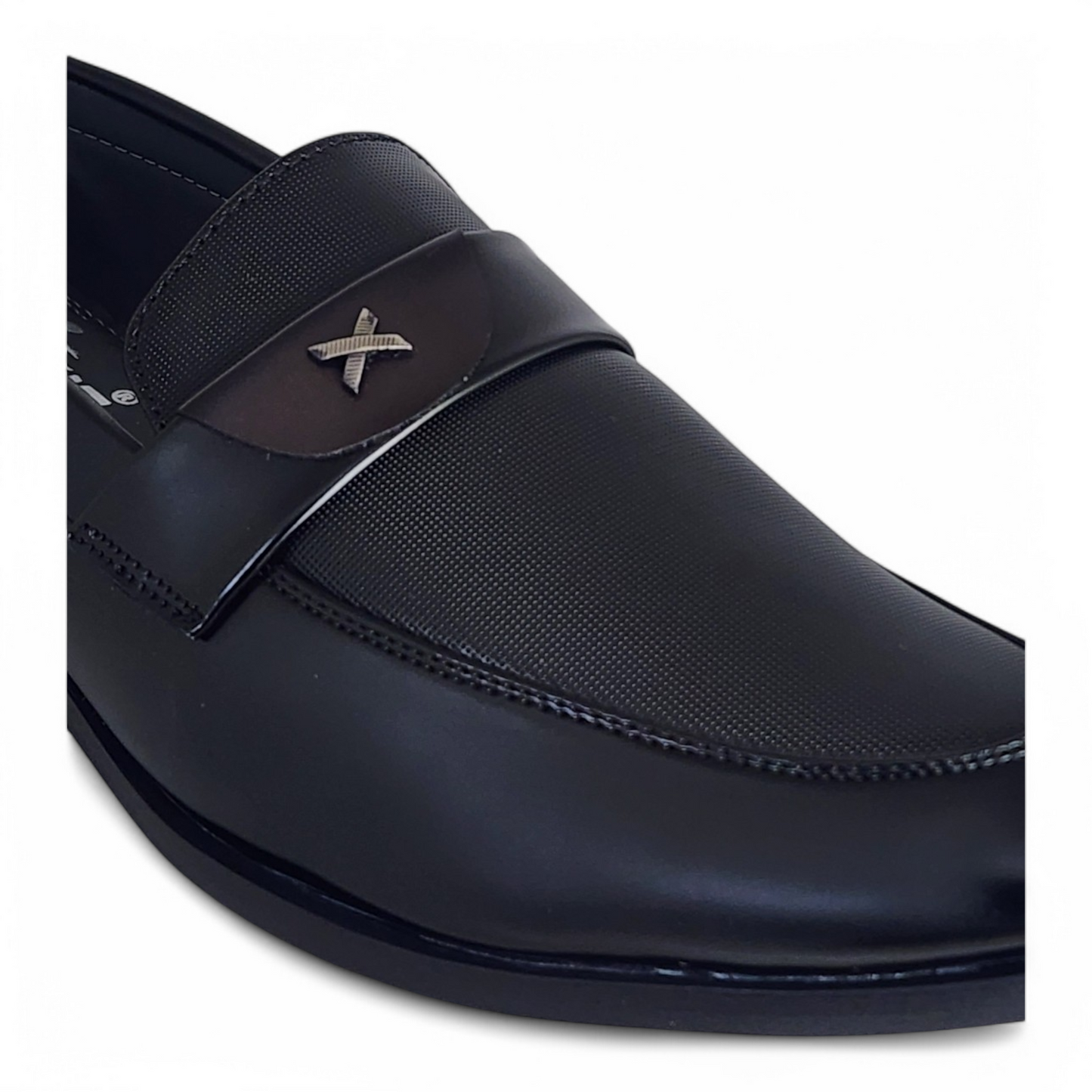 TRY IT 3663 BLACK Men's Loafers Shoes