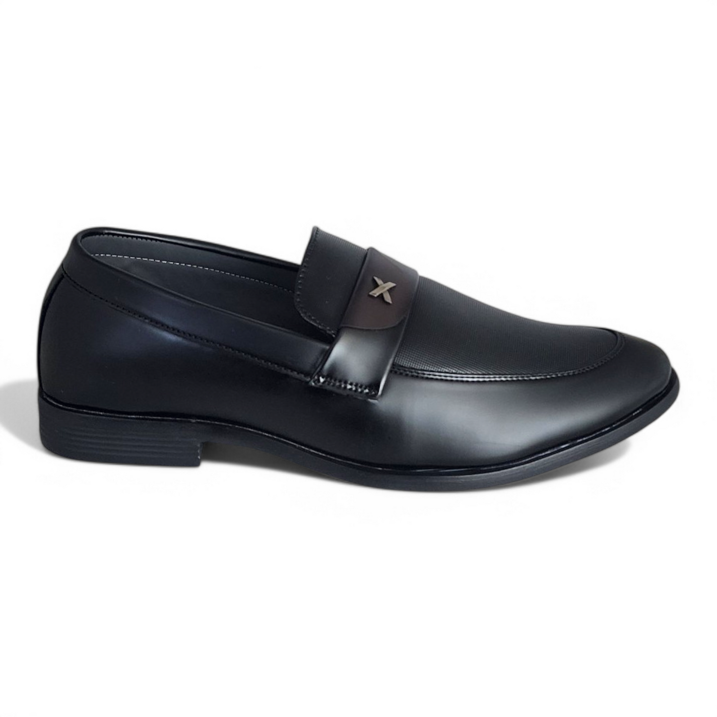 TRY IT 3663 BLACK Men's Loafers Shoes