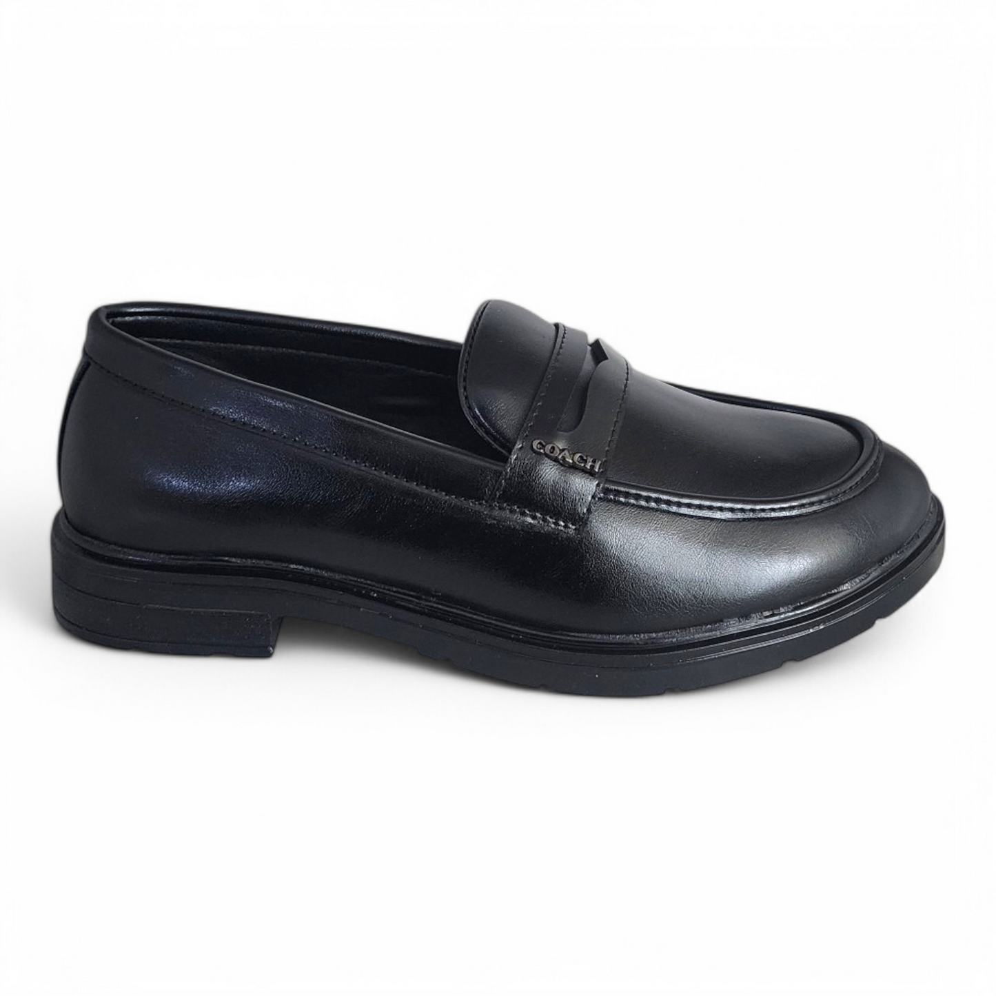 P&G 0304 BLACK Men's Loafers Shoes