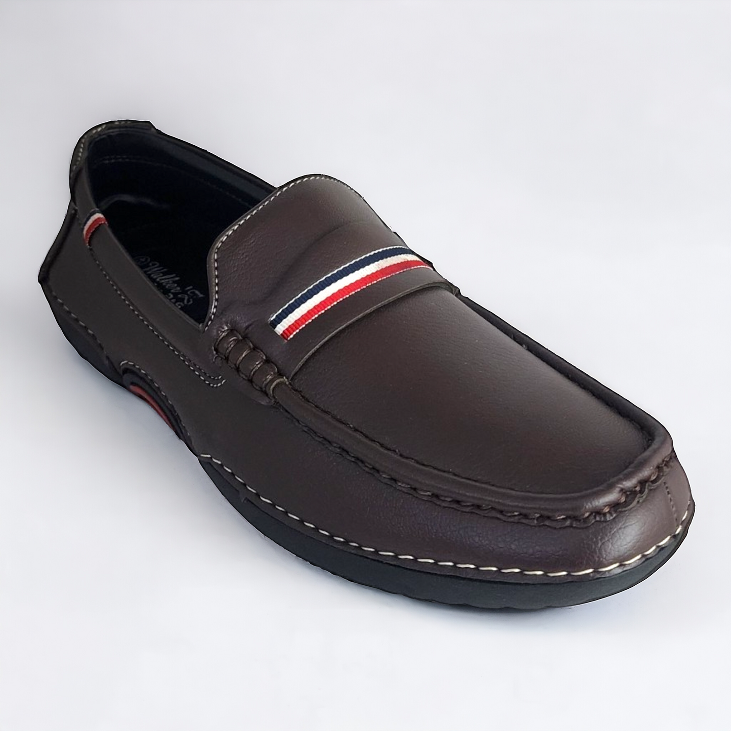 P&G 2110 BROWN Men's Loafers Shoes