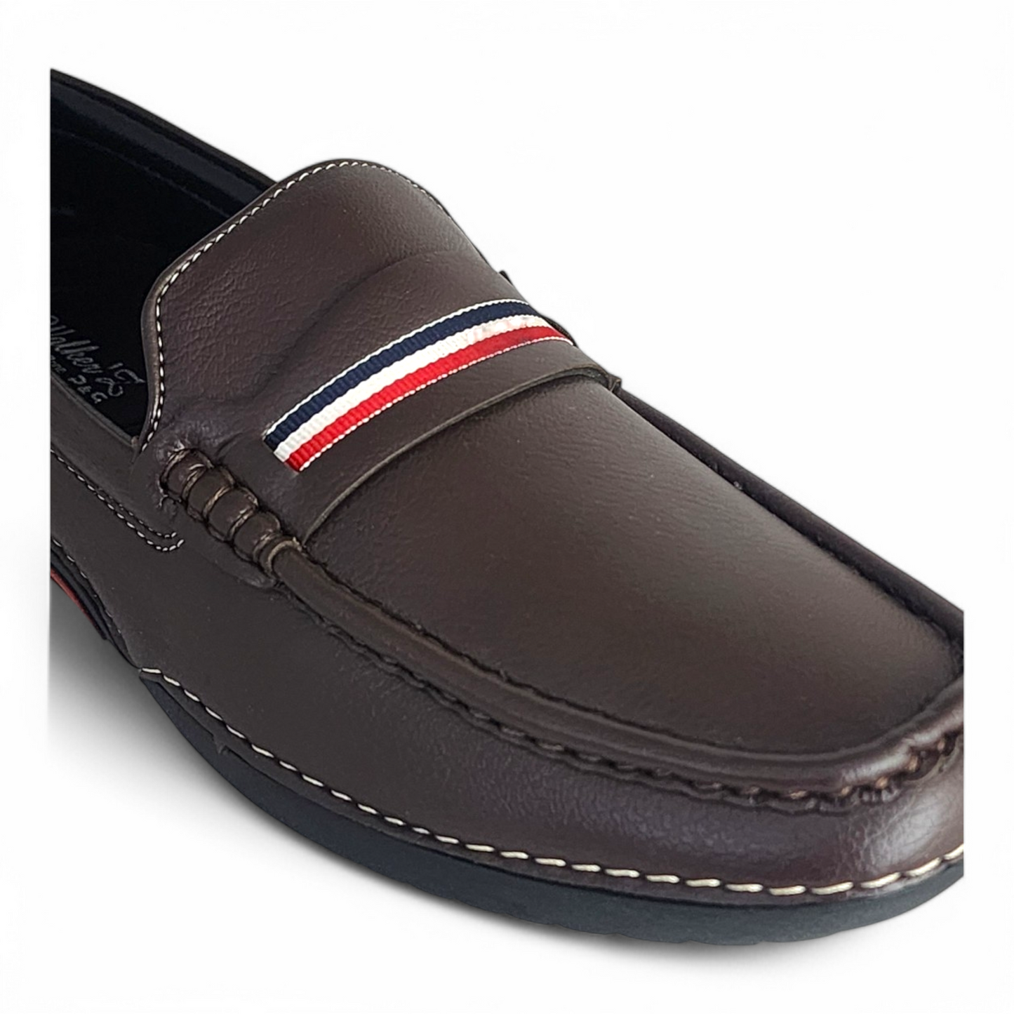 P&G 2110 BROWN Men's Loafers Shoes