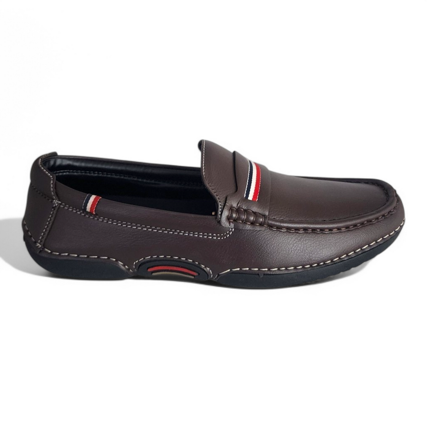P&G 2110 BROWN Men's Loafers Shoes