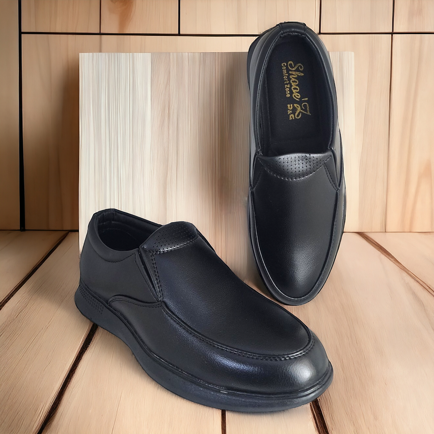 P&G 9459 BLACK Men's Casual/Partyware Shoes