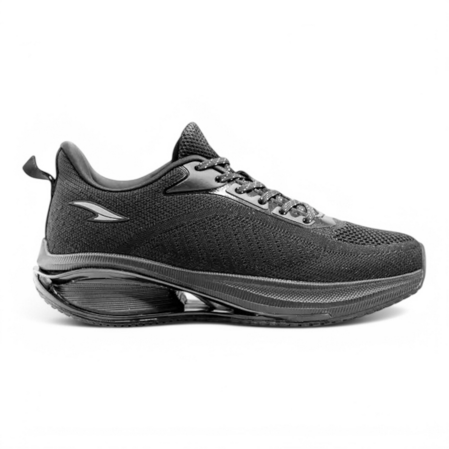 ASIAN POWERPLAY01 FULL BLACK Men's Sports Shoes