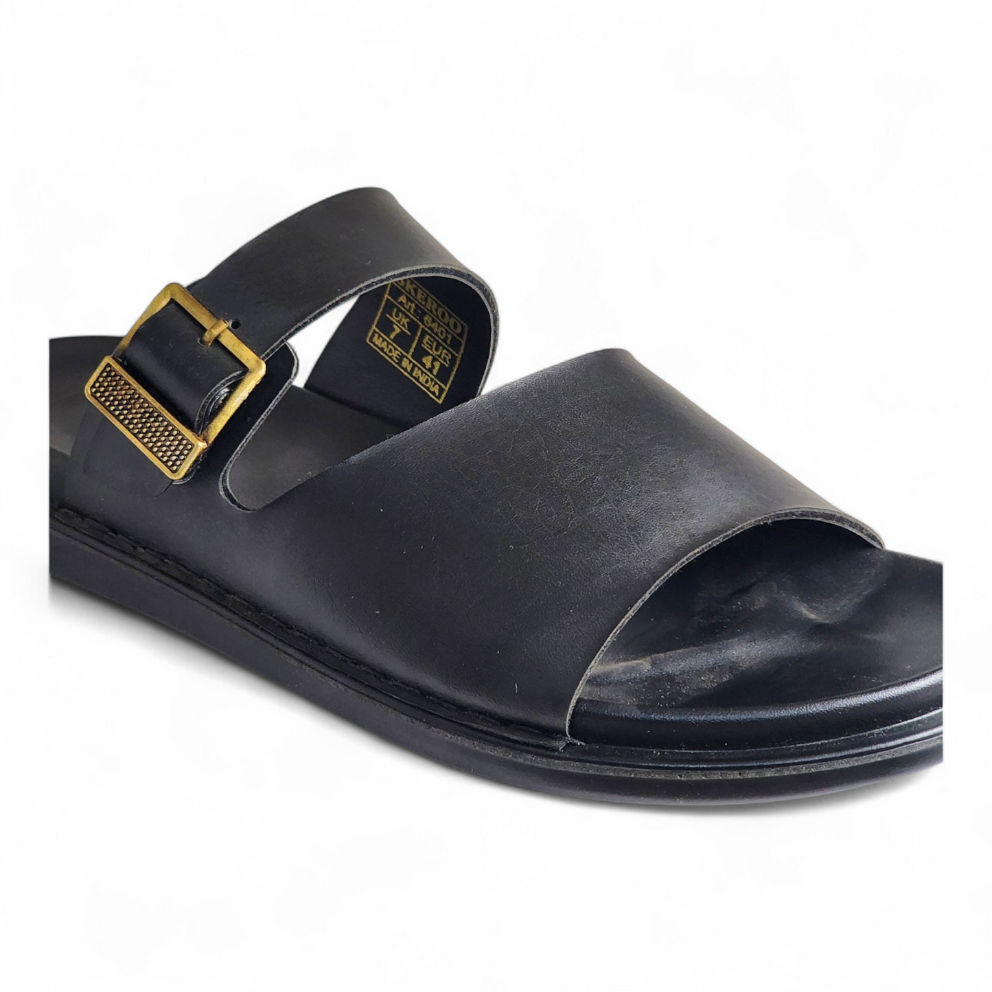 SKEROO 6401 BLACK Men's Leather Chapple