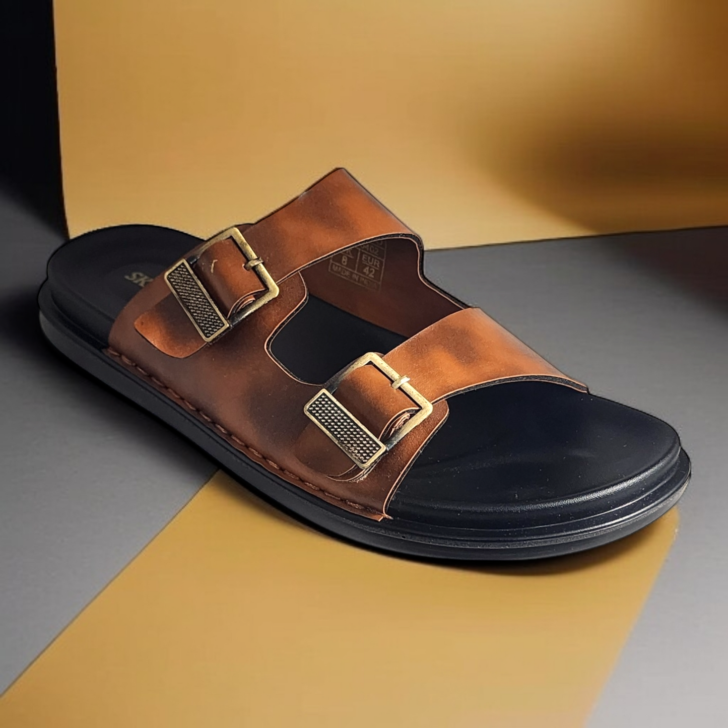 SKEROO 6402 TAN Men's Leather Chapple