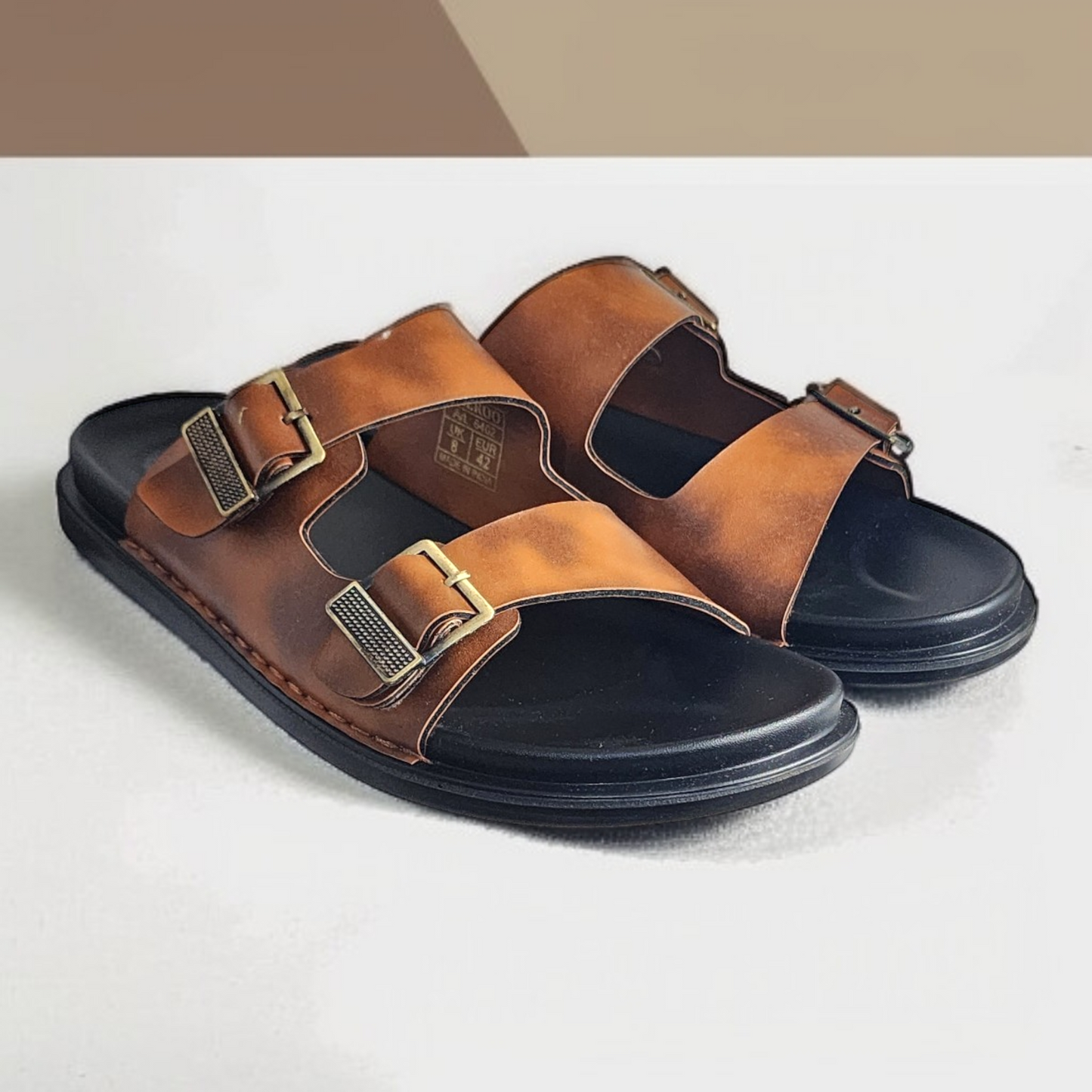 SKEROO 6402 TAN Men's Leather Chapple
