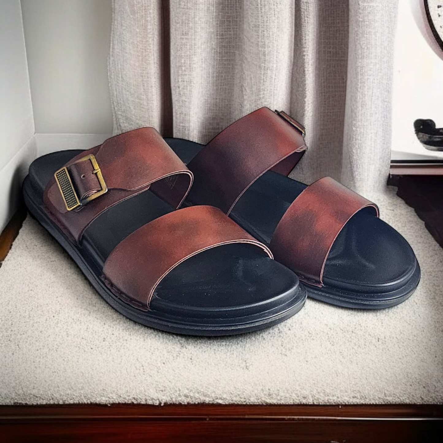 SKEROO 6409 BROWN Men's Leather Chapple