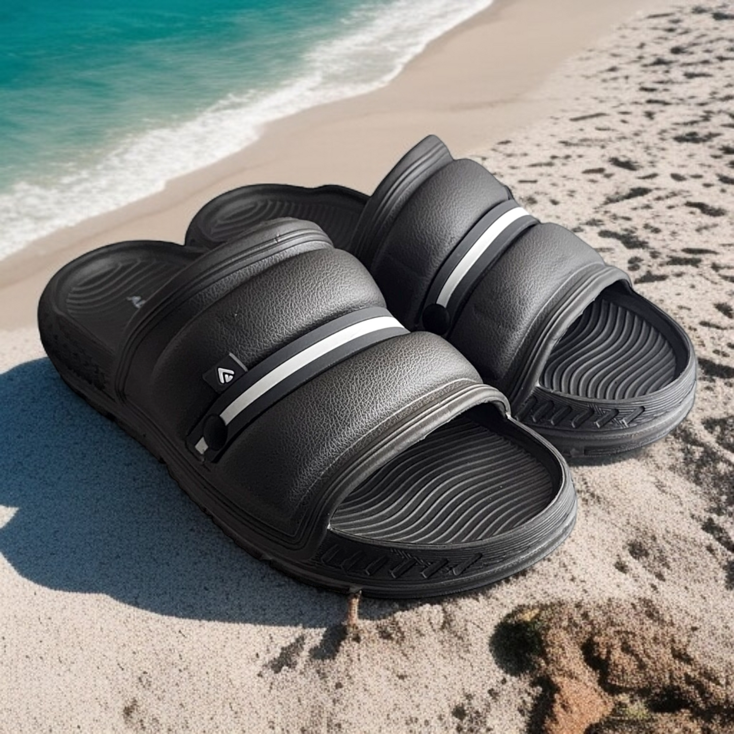 ALZADO FRED DARK GREY Men's Flip flops/Slides/Slippers